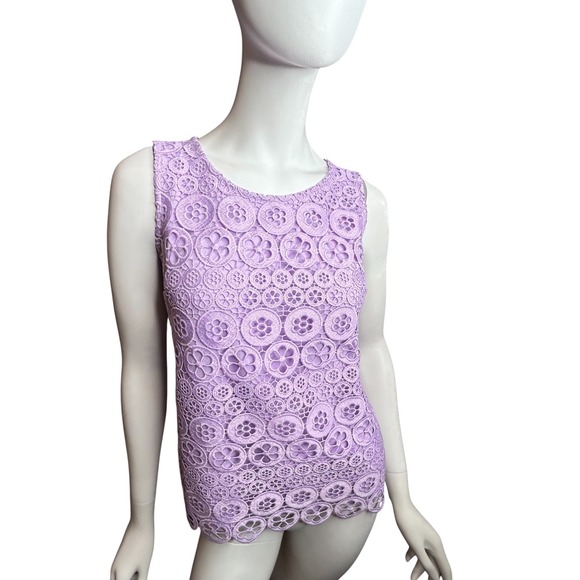 NWT Talbots Petite P Lace Trim
Knit Shell Purple - Picture 2 of 15